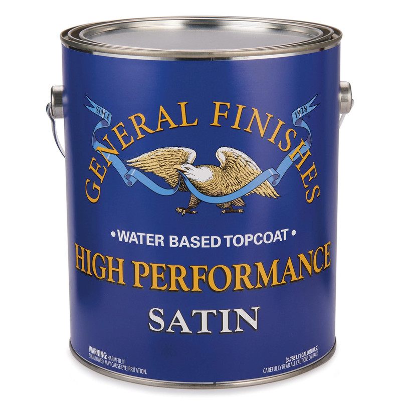 High Performance Varnish Water Based Varnish - Sheen:Satin - Size:1 Gallon